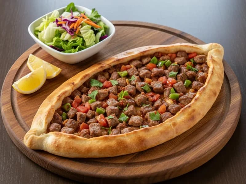 Buket Lahmacun & Kebap — Kuşbaşılı Pide
