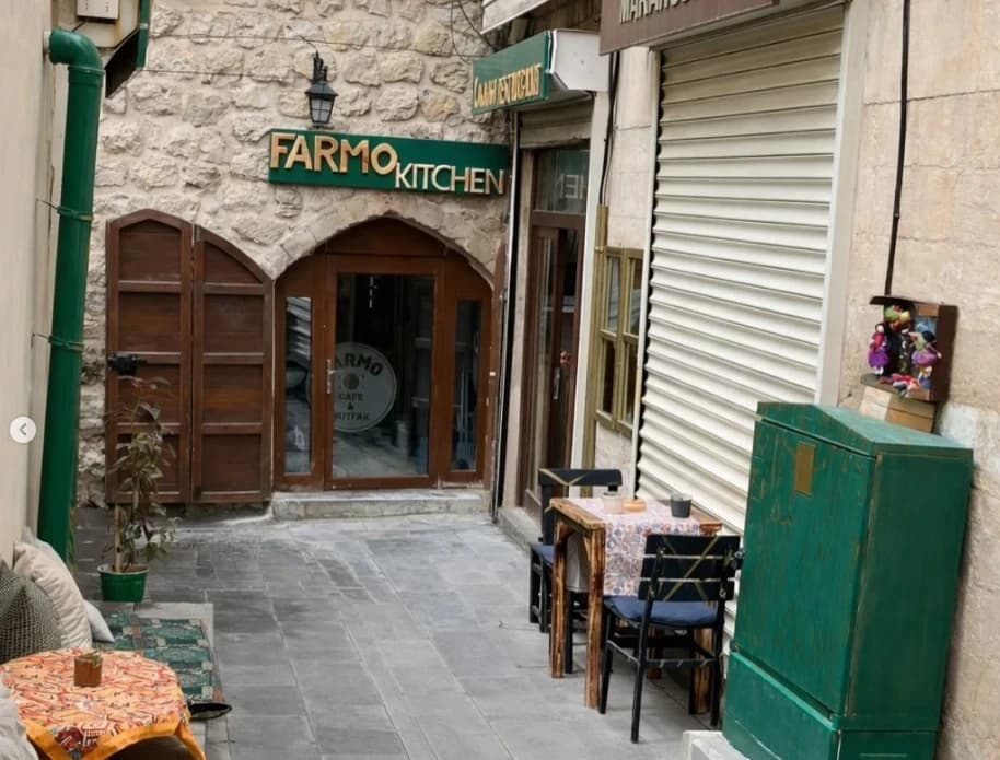 Farmo Cafe & Restaurant — Mardin Artuklu Teker Mahallesi dis cephe ve girisi