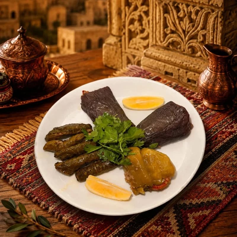 Şahmeran Mahalli Yemekler — Dolma (Eşkili Sumak Sulu) (temsilî görsel)