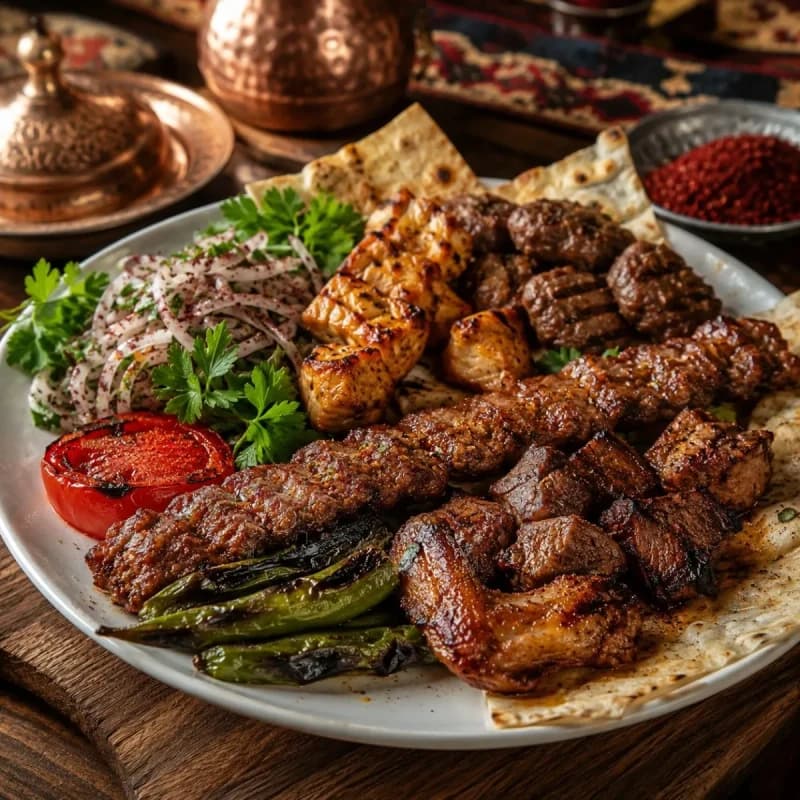Şahmeran Mahalli Yemekler — Karışık Izgara (temsilî görsel)