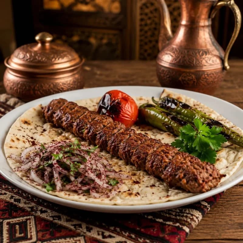 Şahmeran Mahalli Yemekler — Urfa Kebap (temsilî görsel)