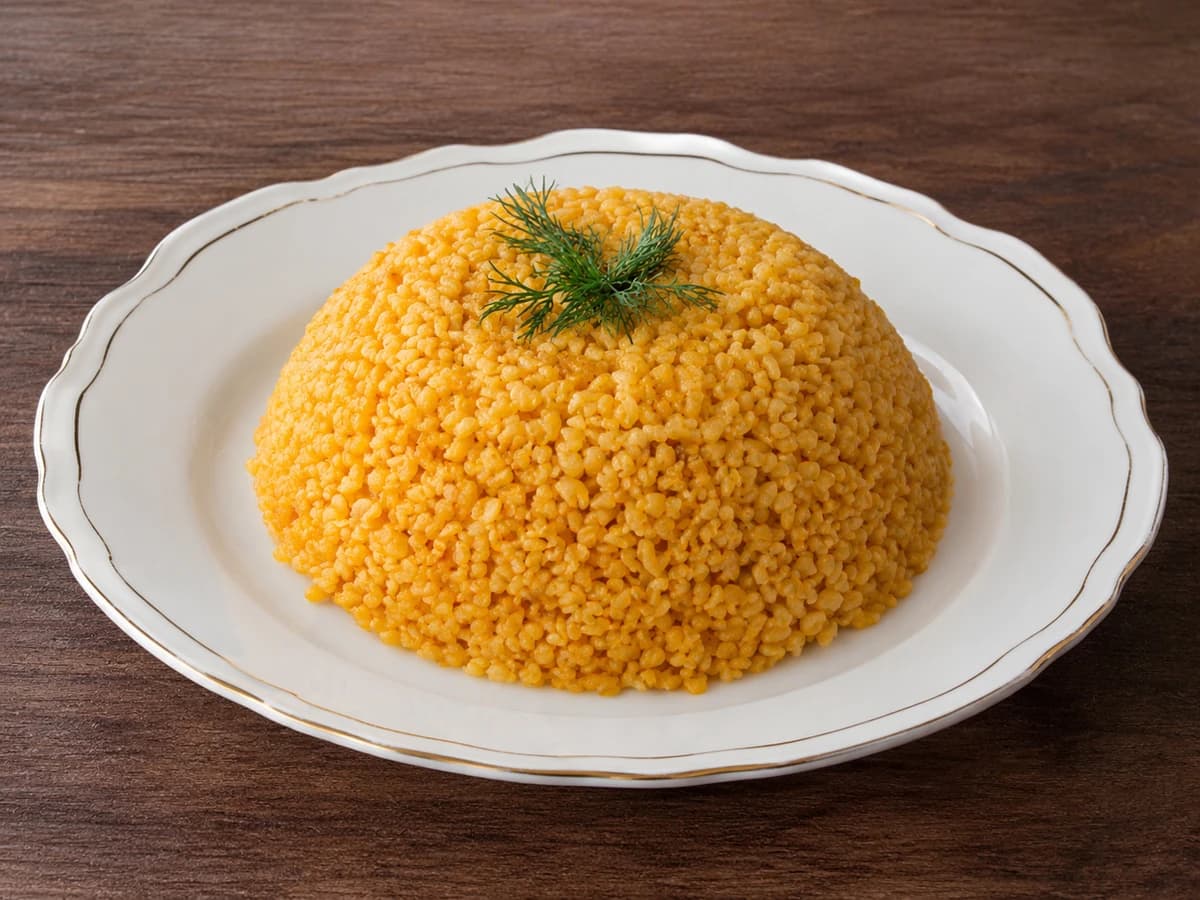kahta-bulgur-pilavi yemeğinin fotoğrafı