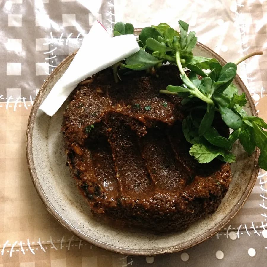 urfa-cig-kofte yemeğinin fotoğrafı