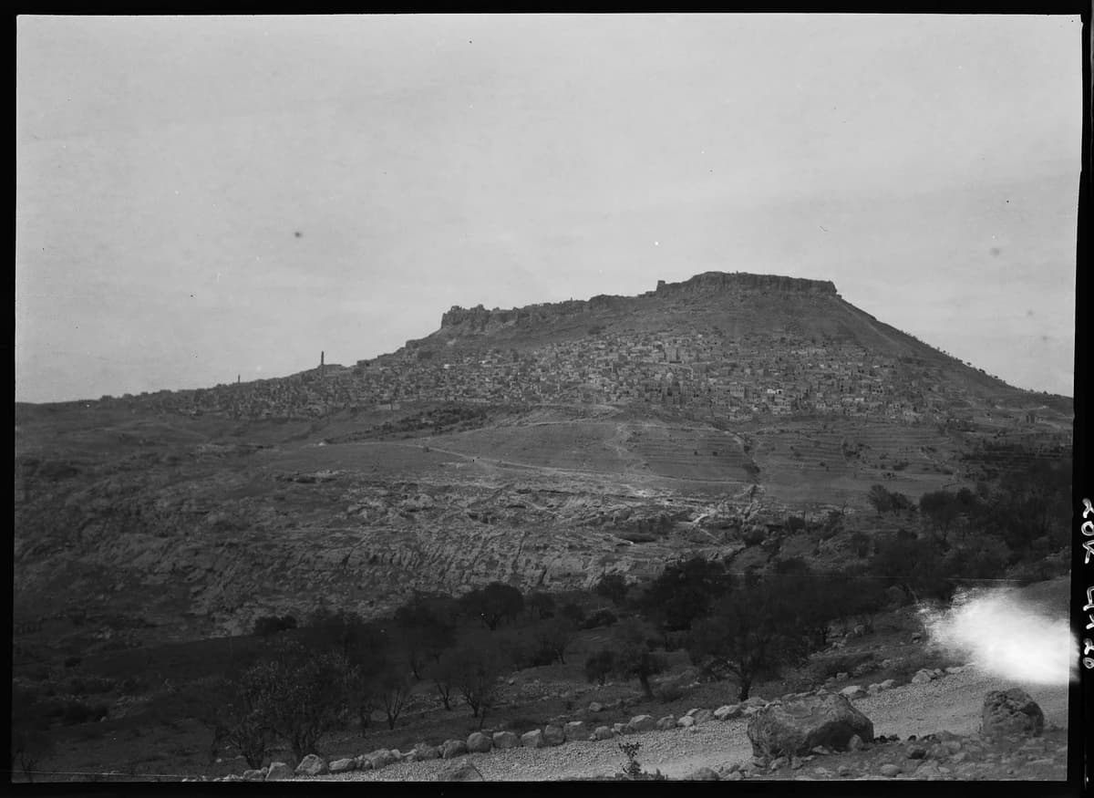 Mardin — Şehrin doğudan görünümü