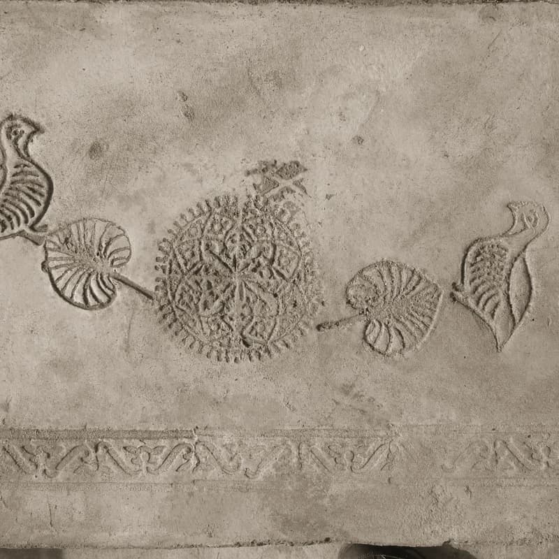Nasra Şimmeshindi atölyesinde basma motifi, Mardin 2008