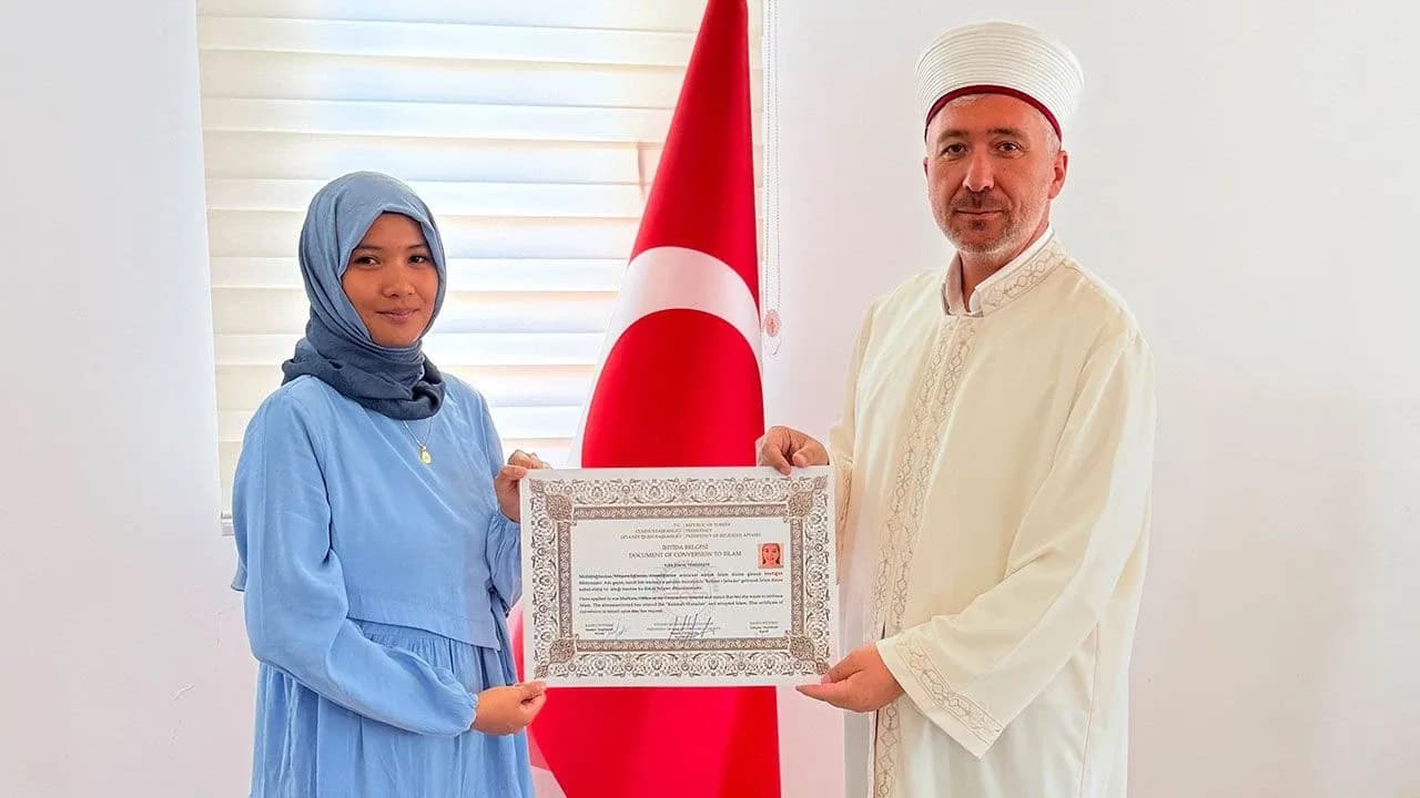 Japon Gelin Yuka Yamasita Nusaybin'de Müslüman Oldu