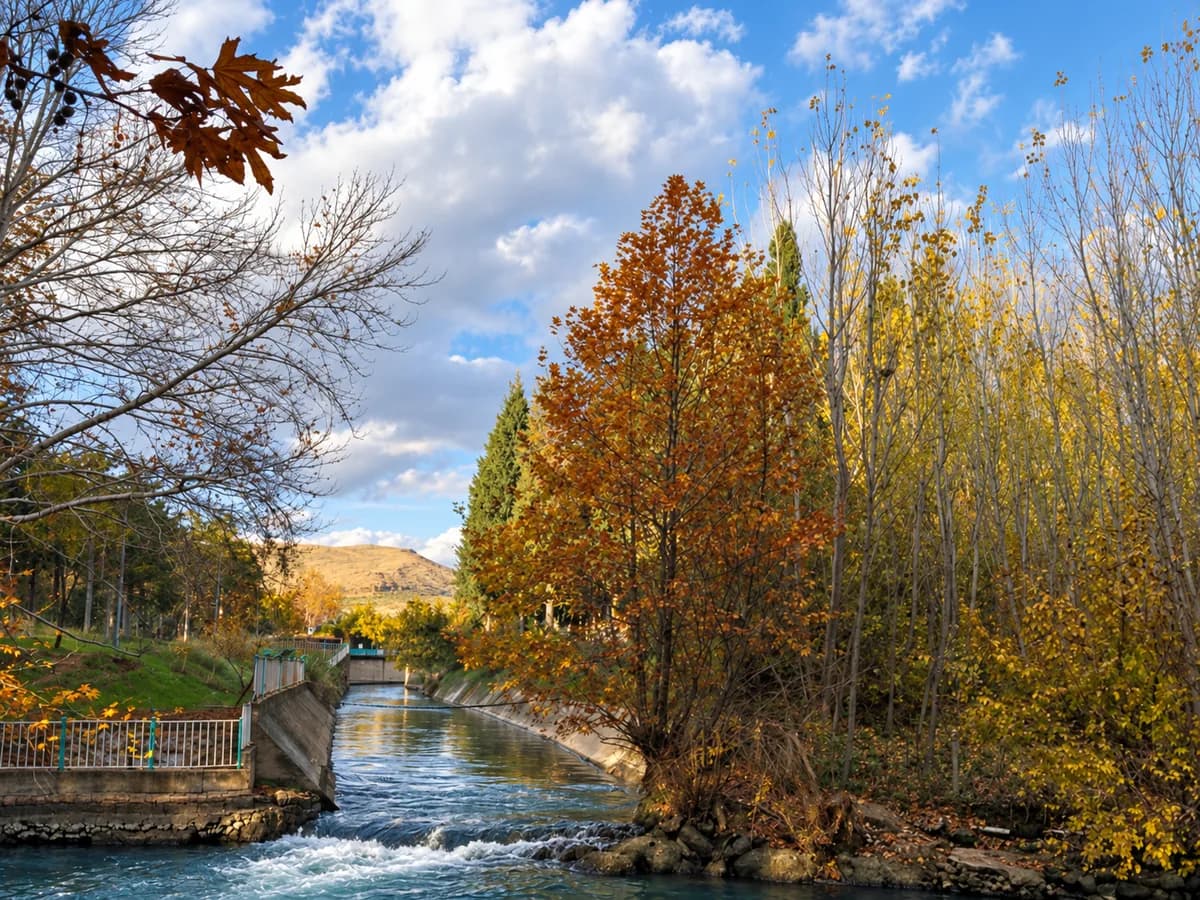 Sonbaharda Beyazsu; suyun vadiden çıkışı