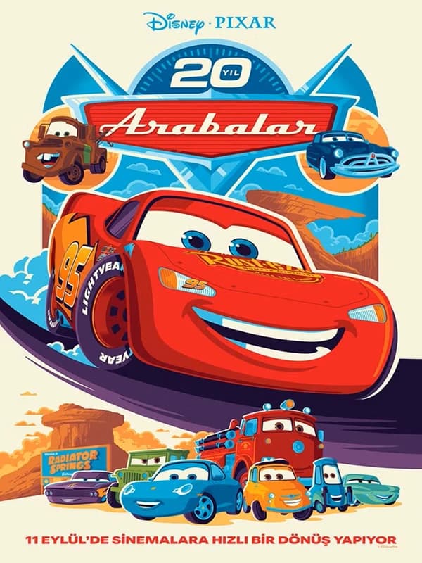 Arabalar film afişi
